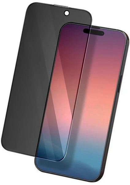 iPhone 16 Pro Premium 5d Privacy Hayalet Cam Ekran Koruyucu