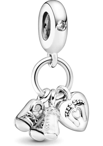 Biberon ve Ayakkabı Sallantılı Charm