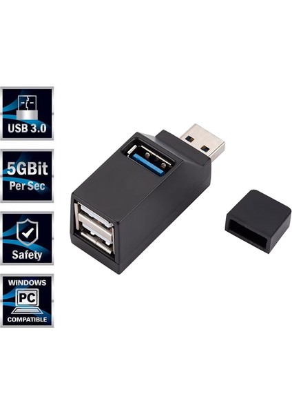 USB 3.0 USB 3 Port Çoklayıcı USB Hub Switch