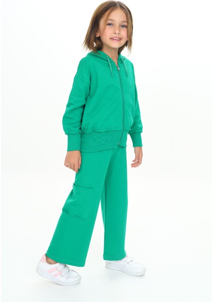Kız Çocuk Kapüşonlu Eşofman Takım modelleri