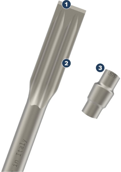 Pro Sds Max -5c Pointed 25 x 400 mm Düz Keski - 2608690551 fiyatları