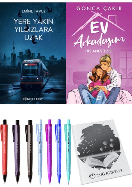 Ev Arkadaşım His Anestezisi ve Yere Yakın Yıldızlara Uzak 2'li Set - Kalem