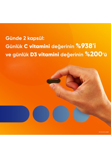 Immunity Kara Mürver Multivitamin 60 Kapsül + Günlük Vitamin Kutusu Hediye