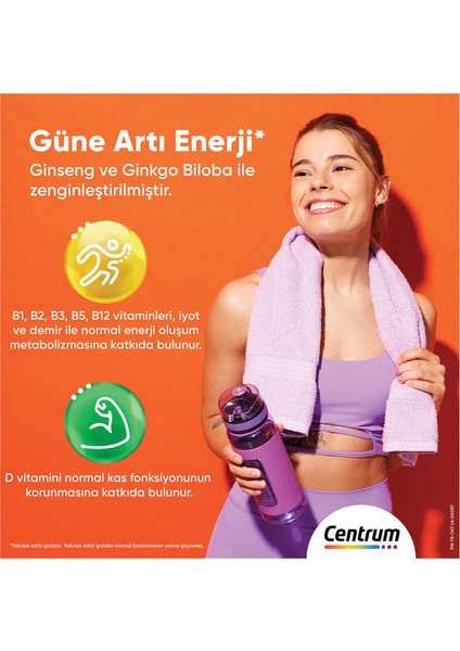 Energy Multivitamin 30'lu Tablet x 2 Adet + Günlük Vitamin Kutusu Hediye