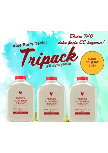 Trıpack - Aloe Berry Nectar 3 Adet