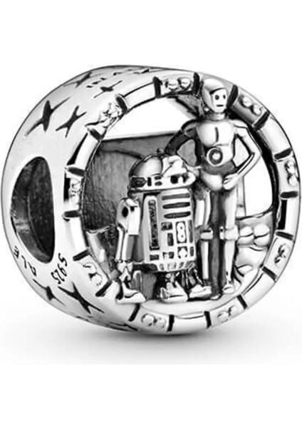 Star Wars C-3po ve R2-D2 Kafes Işi Charm