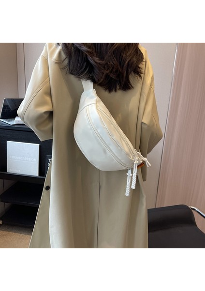 Süper Sıcak Göğüs Çantası Yaz Yeni Spor Moda Stil Fermuarlı Kadın Bel Çantası Geniş Omuz Askısı Küçük Çanta Crossbody Çanta (Yurt Dışından)