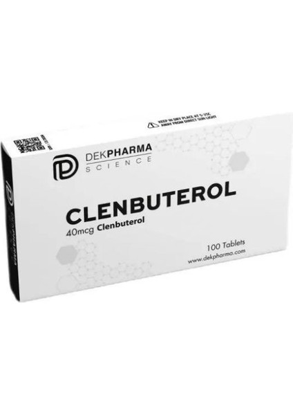 Dek Pharma Clenbuterollx 0,4mcg 100 Tablet Fat Burner