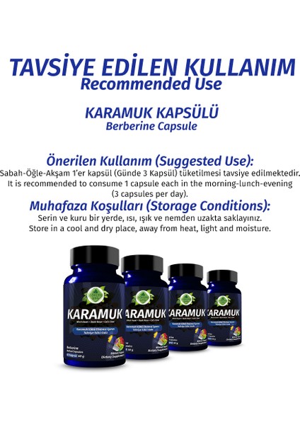 Karamuk Kapsül (BERBERİN CAPSULE)