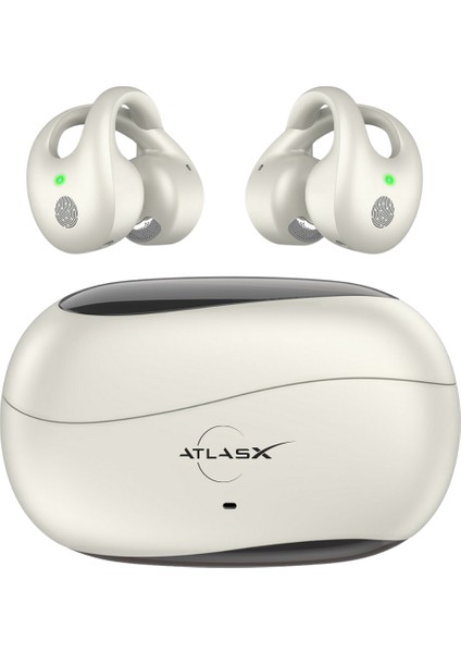 Atlasx Airclips Bt 5.4 Ows Hıfı Spor Kablosuz Kanca Bluetooth Kulaklık