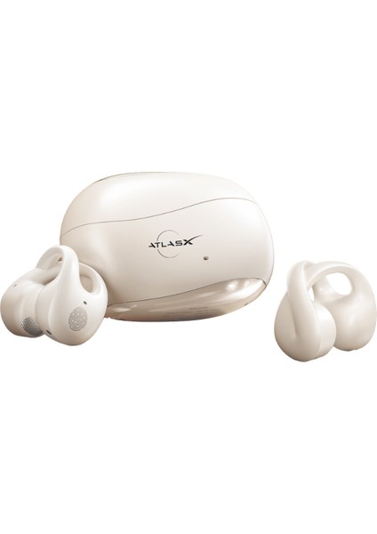 Atlasx Airclips Bt 5.4 Ows Hıfı Spor Kablosuz Kanca Bluetooth Kulaklık