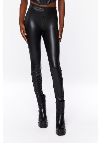 F21 Suni Deri Tayt