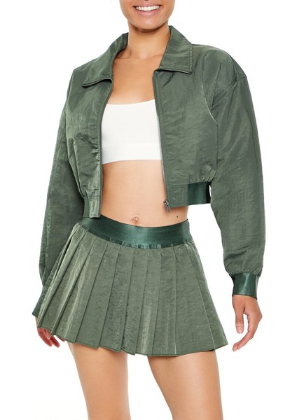 F21 Bomber Crop Ceket