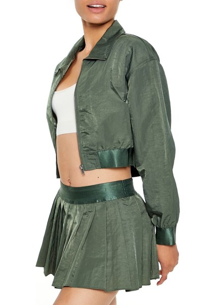 F21 Bomber Crop Ceket modelleri