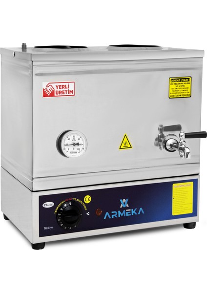 Platin 30 Litre Elektrikli Pleytsiz Çay Kazanı & Kahveci Kazanı Sanayi Tipi