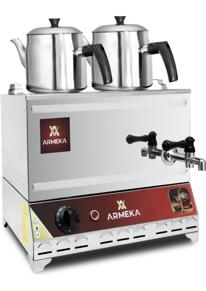 20 Litre Çay Kazanı Elektrikli Pleytsiz Çay Kazanı Çay Ocağı Sanayi Tipi