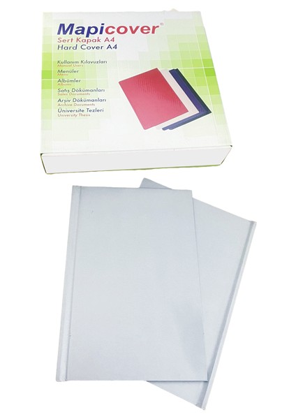 Cover 7 mm sert Kapak Gri 10'lu
