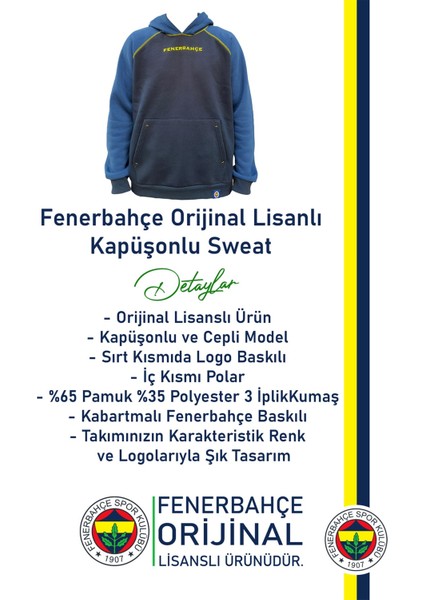 Orijinal Lisanslı Kapüşonlu Erkek Sweat fiyatları