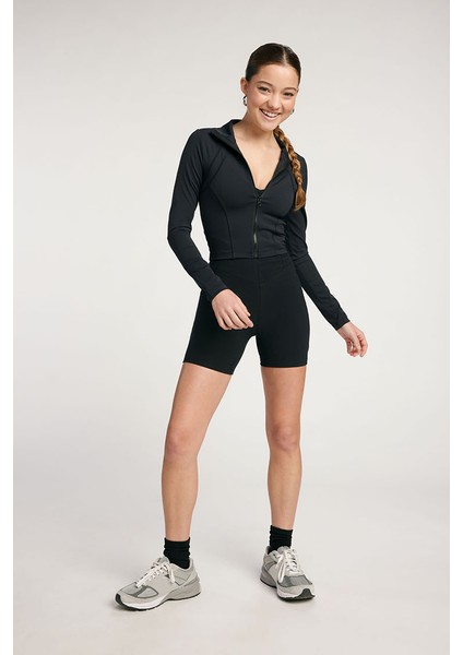 Spor Zip-Up Ceket
