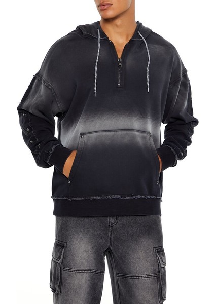 F21 İskelet Kanat Detaylı Kapüşonlu Sweatshirt