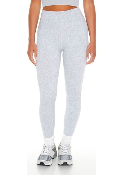 F21 Active Dikişsiz Heathered Tayt