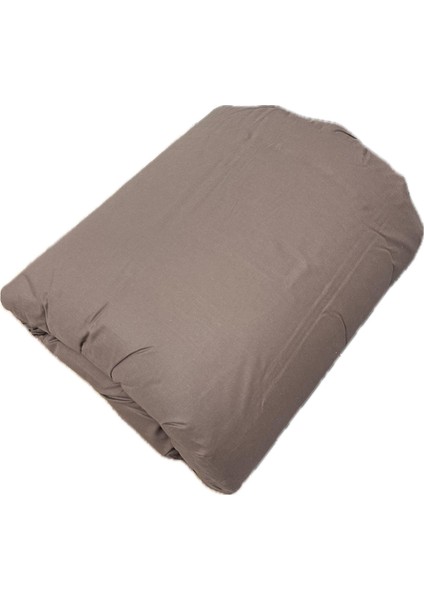 Pamuk Ranforce Tek Kişilik Çift Taraflı Yorgan Koyu Kahve-Çağla Yeşili modelleri