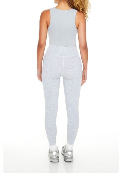 F21 Active Dikişsiz Heathered Tayt