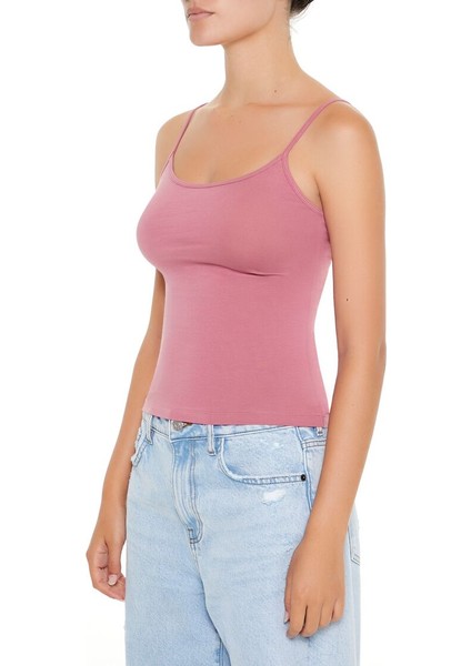 Pamuk Karışımlı Askılı Üst