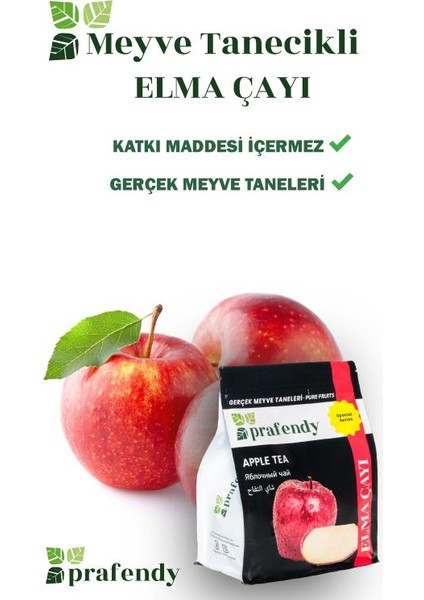 Elma Çayı Gerçek Meyve Taneli 1 kg x 6 Adet