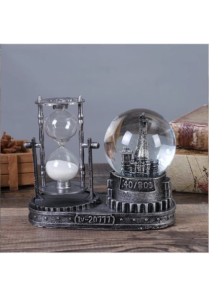 Eyfel Işıklı Sulu Kar Küreli Kum Saati fiyatları