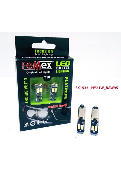 Renault Kadjar Geri Vites LED Ampul Femex H21W Parlak Beyaz