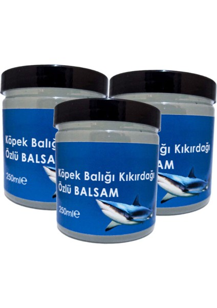 Köpekbalığı Kremi 250 ml x 3 Adet