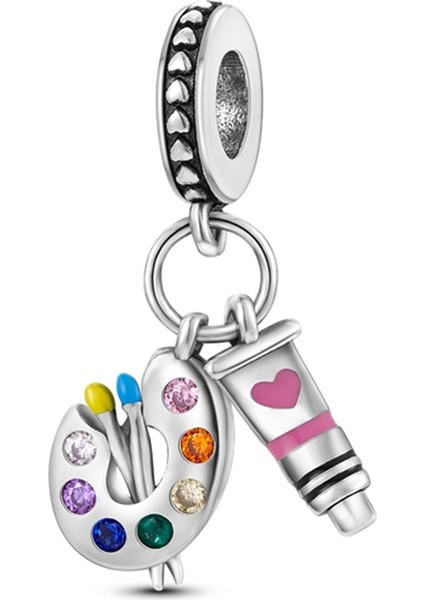 Palet ve Boya Sallantılı Charm