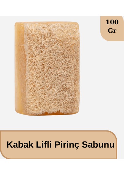 Kabak Lifli Pirinç Sabun 100 gr ( El Yapımı ) fırsatları