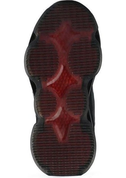 346.P23Y.168-02 Mask Hava Taban Siyah Çocuk Spor Ayakkabı V5