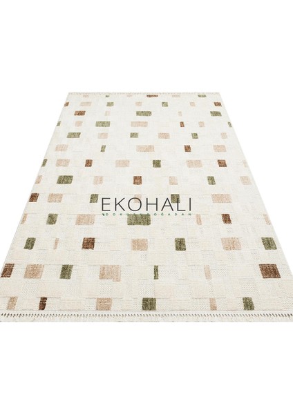 Joy Koleksiyonu Halı Joy 02 Green Beige