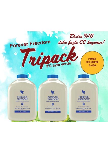 Trıpack - Forever Freedom 3 Adet