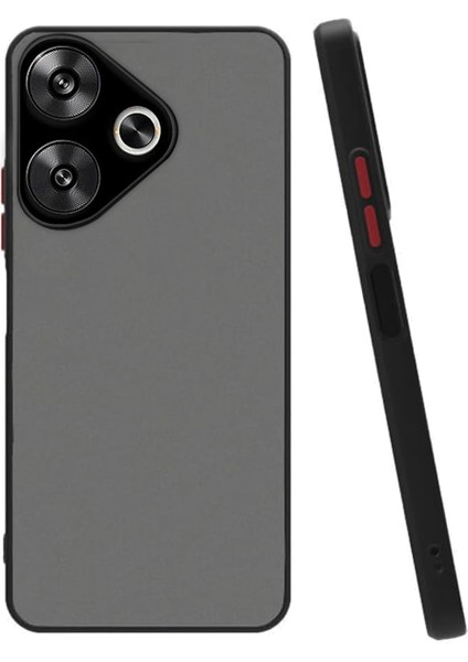 Xiaomi Poco F6/redmi Turbo 3 London Serisi Darbeye Dayanıklı Kılıf - Siyah
