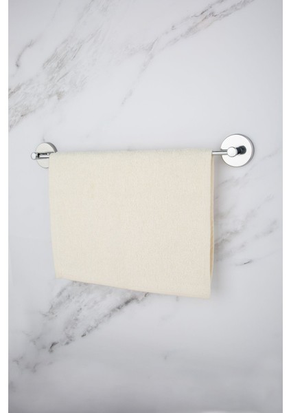 Tekno Trust Krom Uzun Havluluk Açık Tuvalet Peçeteliği 2 Li Banyo Aksesuar Seti