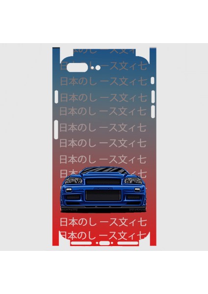 iPhone 7 Plus Telefon Kaplama - Skyline R34 Jdm 2