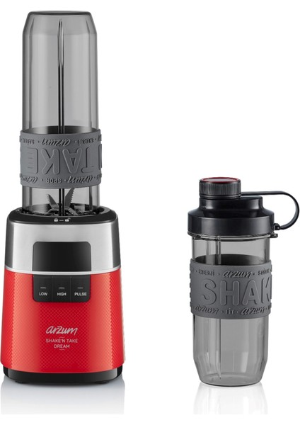 AR1148-K Shake'n Take Dream Kırmızı 500 W Kişisel Smoothie Blender