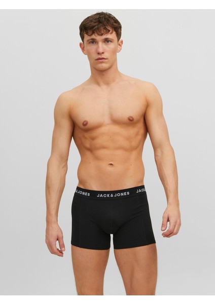 Jacanthony Erkek 3 Lü Set Siyah Boxer 12160750 Siyah Gri Laci 3 Renk V1 fırsatları