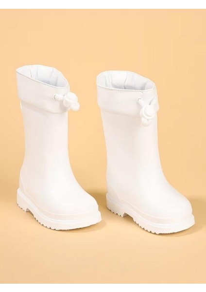 Chufo Cuello Çocuk Blanco Beyaz Yağmur Çizmesi W10100-001 V3