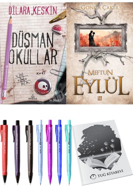 Eylül 3 Meftun ve Düşman Okullar 1 2'li Set - Kalem