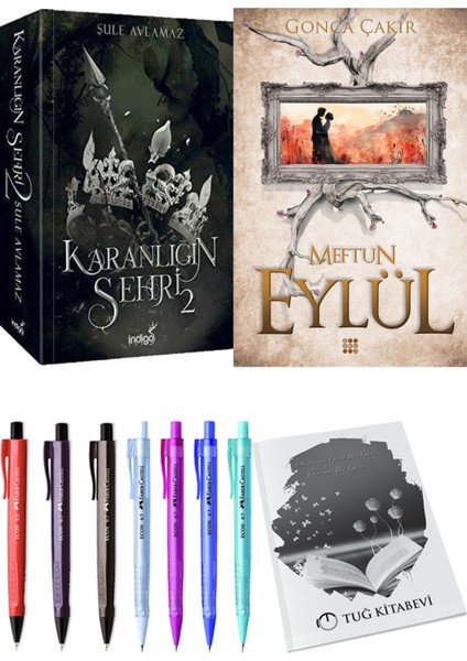 Eylül 3 Meftun ve Karanlığın Şehri 2 2'li Set - Kalem
