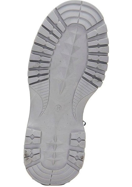 946.F21K.240-02 Alexis Kürklü Fermuarlı Siyah Kız Çocuk Bot