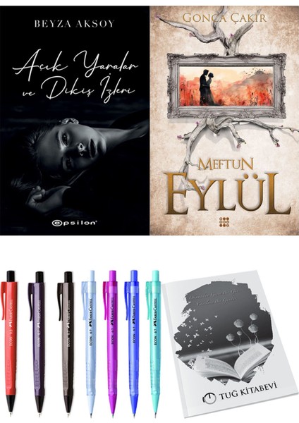 Eylül 3 Meftun ve Açık Yaralar ve Dikiş İzleri 2'li Set - Kalem