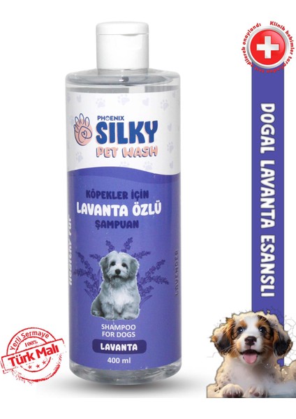 - Köpeklere Özel Doğal Lavanta Özlü Şampuan - 400 ml