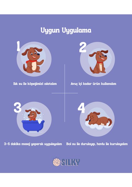 - Köpeklere Özel Doğal Lavanta Özlü Şampuan - 400 ml modelleri