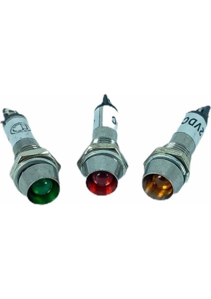 Sinyal Lambası Ø8 mm Metal 24V (IC-225) (4767) - NEF7263-1150